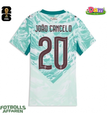 Portugal Joao Cancelo #20 Bortatröja Kvinnor VM 2026 Kortärmad